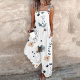 Daisy Meadow Print Dungaree
