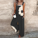 Daisy Meadow Print Dungaree