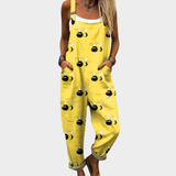 Earthy Bloom Print Dungaree