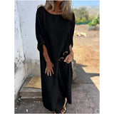Cotton Linen Dress Pants Two-Piece Set